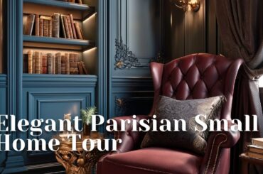 Elegant Parisian Small Home Tour | Classic French Elegance Perfected for Small Homes