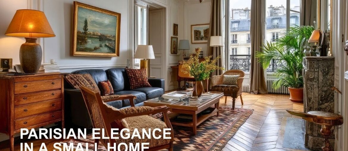 Parisian Elegance in a Small home | Classic French Interior Style
