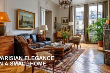 Parisian Elegance in a Small home | Classic French Interior Style