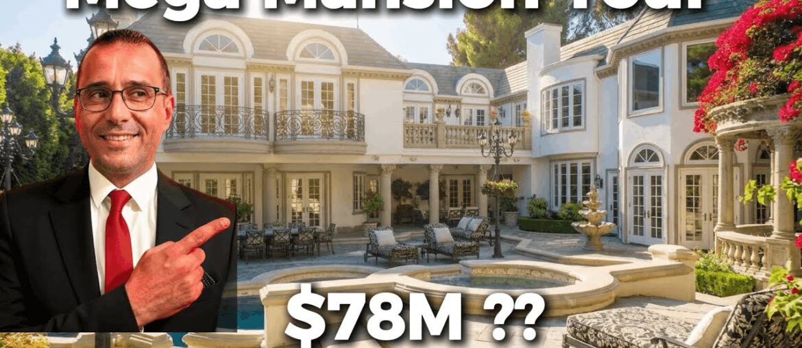 Inside a $78M Mega Mansion Tour: Private Golf Course & Resort Pool Paradise 🏰