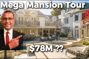 Inside a $78M Mega Mansion Tour: Private Golf Course & Resort Pool Paradise 🏰