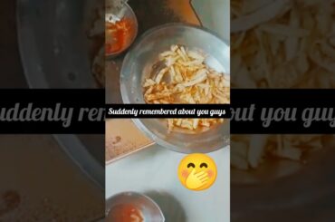 FIRST TIME EVER MADE FRENCH FRIES 🍟 #frenchfries #pizza #food #indianfood #junkfood #viral #ytshorts