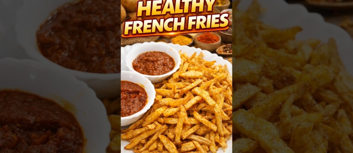 Healthy French Fries That You Can Feel! #punyaabites #french fries #shorts #easy #food #tasty #love