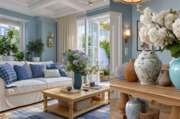 Grandma's Vintage Home Renovation ✨ French Country Blue & Cream Shades That Feel Like a Fairytale