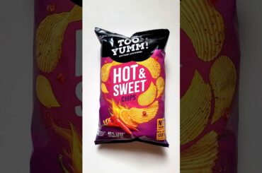 Trying Too Yum's Hot & Sweet Chips #chips #potatochips #crispy
