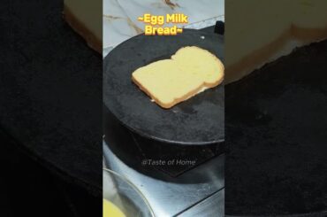 Soft Egg Milk Bread 🍞| Quick Breakfast #eggrecipe #breakfastrecipe #breadsnacks