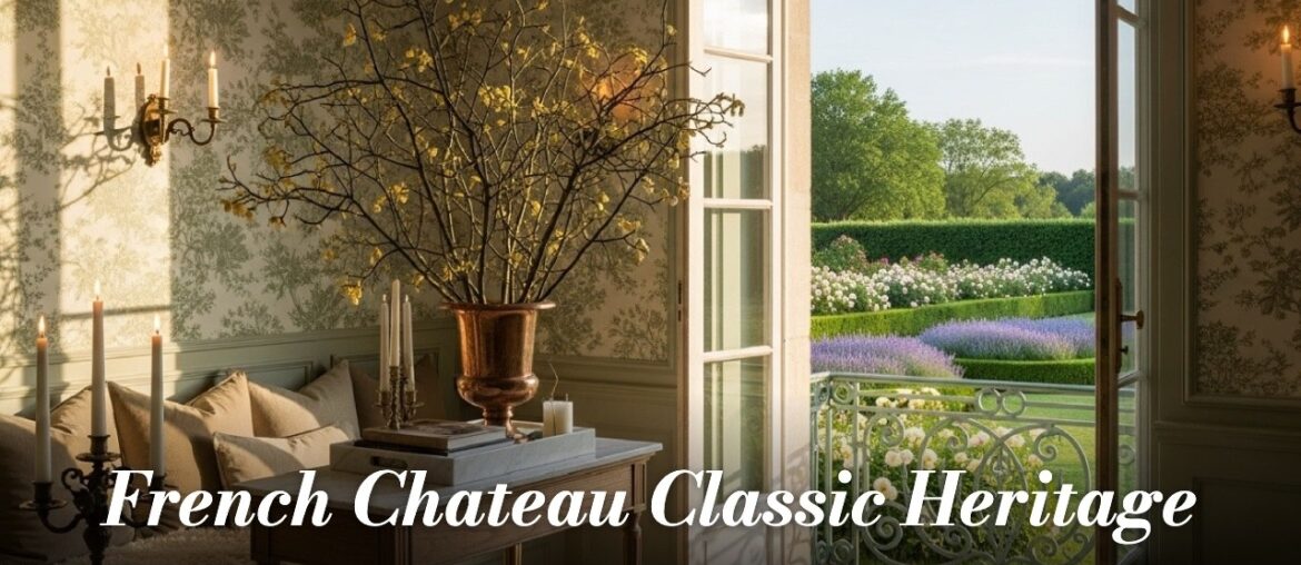 French Chateau Classic Heritage Interiors - Layer Neoclassical Grandeur with Curated Opulence