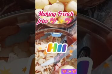 Finally I made French fries🇫🇷🍟😋#frenchfries #tasty #food #foodie #streetfood #homemadefood #yummy