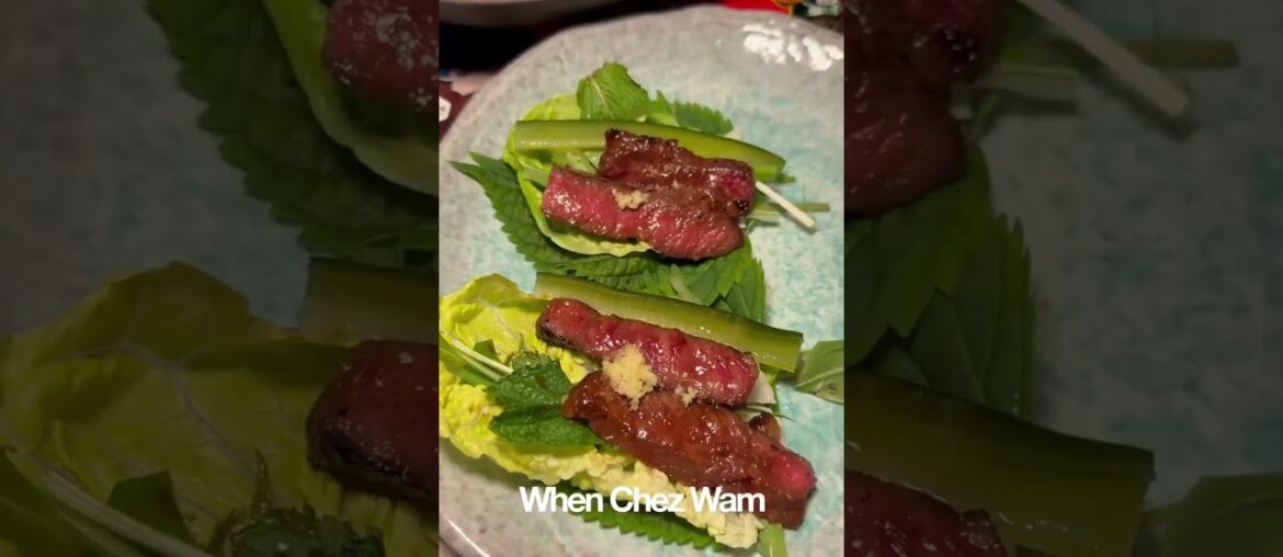 One night only at Chez Wam x 1004 Gourmet , collaboration blending French cuisine with Korean