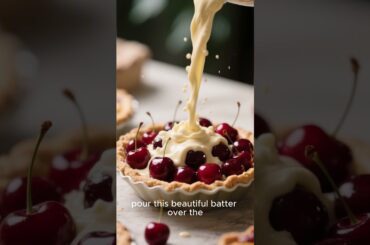 Cherry Clafout Delightful Dessert | Easy French Cherry Recipe