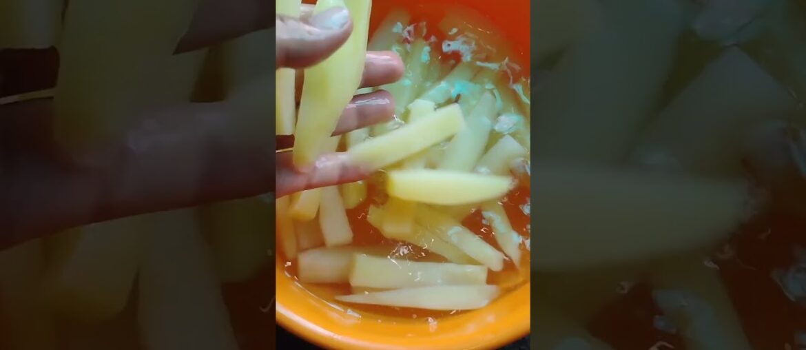 #crispy crunchy french fries #quick easy snack recipe#