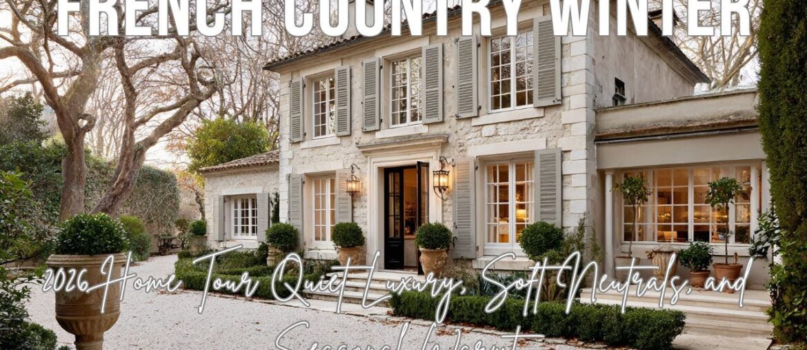French Country Winter 2026 Home Tour Quiet Luxury, Soft Neutrals, and Seasonal Warmt French Country Winter 2026 Home Tour Quiet Luxury, Soft Neutrals, and Seasonal Warmt