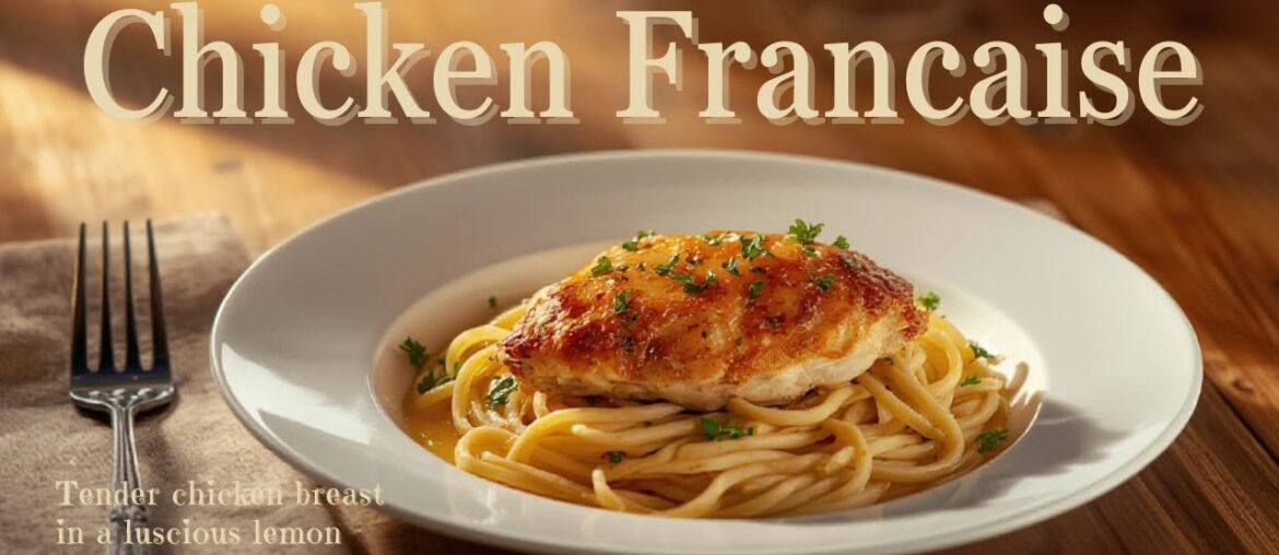 Chicken Francaise (Chicken in lemon butter sauce)