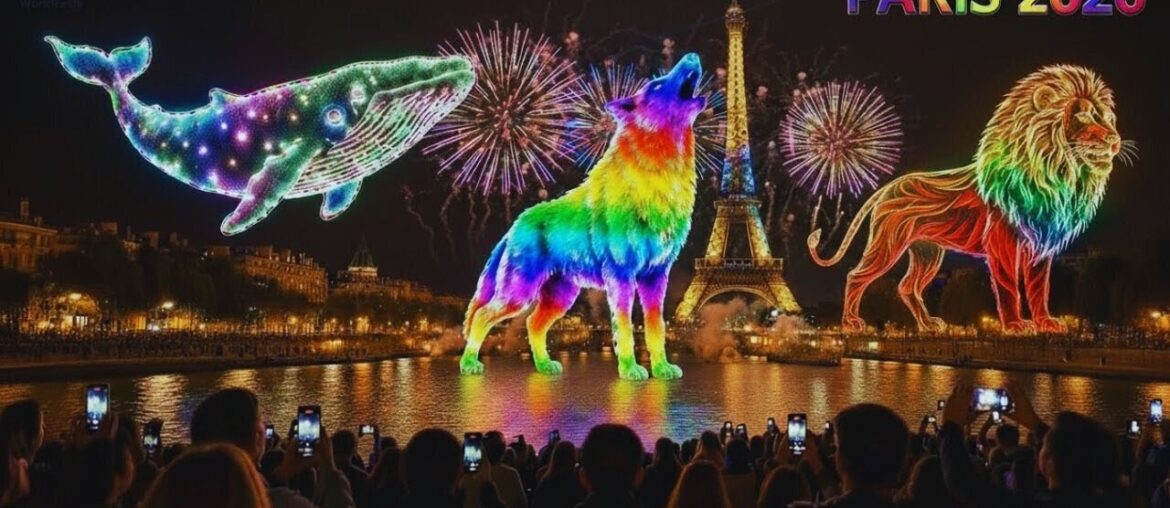 🤯🎆 Paris Sky Art Fireworks Will Blow Your Mind! | 🗼 Eiffel Tower at Night 🌙 | AI Cinematic 🎬...