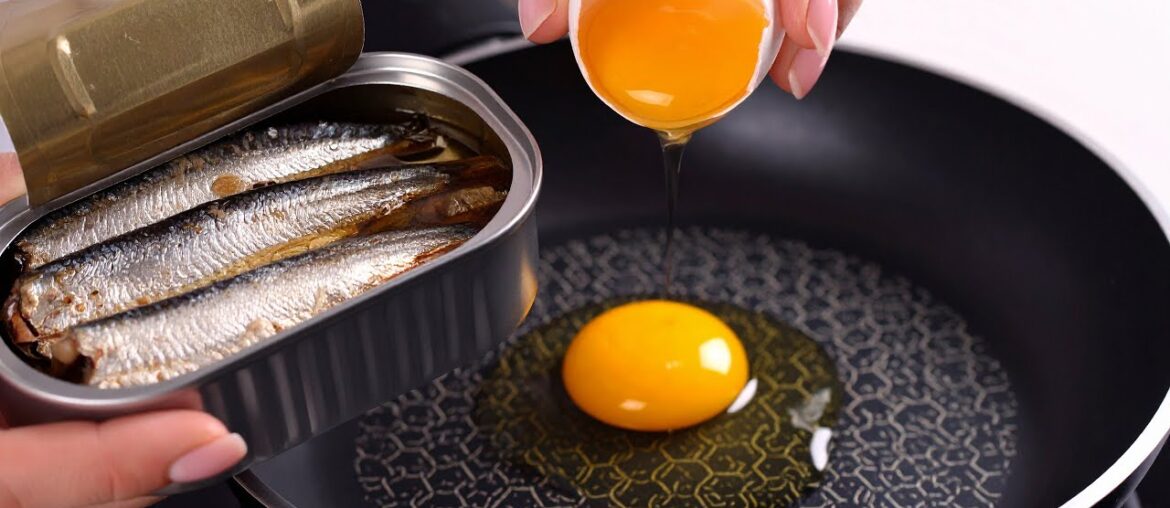 I saw this incredible trick at a French restaurant! Sardines recipe for dinner in 15 min!