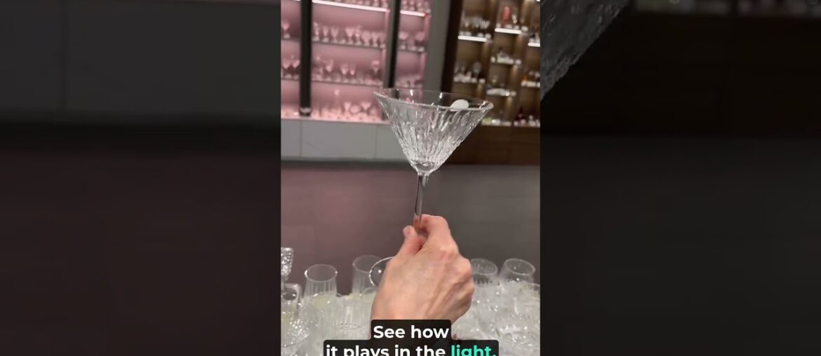 Glasses for martini, whiskey and cognac  Everything in the same style in “Neman”