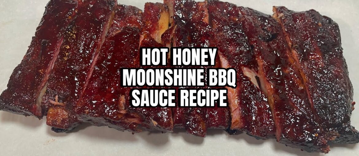 Sticky, Sweet, Spicy BBQ Sauce Made with Moonshine | Homemade BBQSauce Recipe | SaucyRossyBBQ