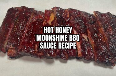 Sticky, Sweet, Spicy BBQ Sauce Made with Moonshine | Homemade BBQSauce Recipe | SaucyRossyBBQ
