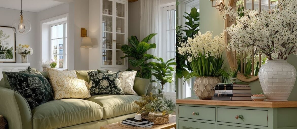 Bring French Countryside Charm Into Your Home with Soft Green Decor