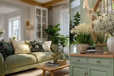 Bring French Countryside Charm Into Your Home with Soft Green Decor
