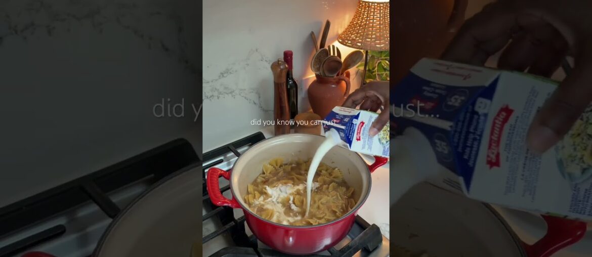 Sunday Supper Series - part 1 French Onion Pasta 🧄 recipe in the comments #cookingshorts