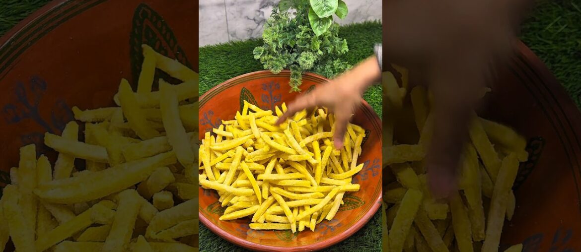 Crispy Frozen French Fries Recipe | #recipe #food #shorts