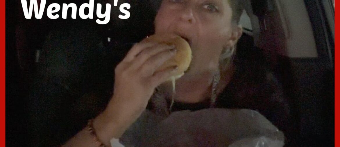 EATING WENDY'S $5 BIGGIE BAG JR BACON CHEESEBURGER, NUGGETS, FRIES  DIET COKE MUKBANG | Angie's Life