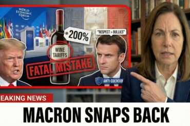 "FATAL MISTAKE" – France Rejects Trump’s "Board of Peace" as Wine Tariffs Explode!