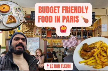 Le Bar Fleuri 🍗🍟 |കുറച്ച് പൈസക്ക് കിടിലം FRENCH DINING Experience IN PARIS 😱
