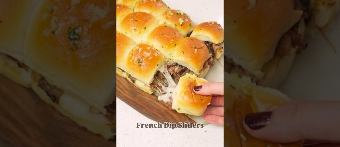 Easy French Dip Sliders Recipe