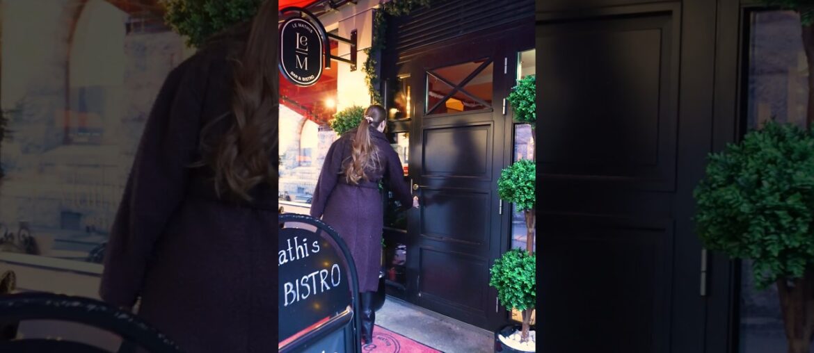 French SNAILS at Bergen Spiser! Had to try them 🐌 Le Mathis 3-course dinner. #dining #food #french