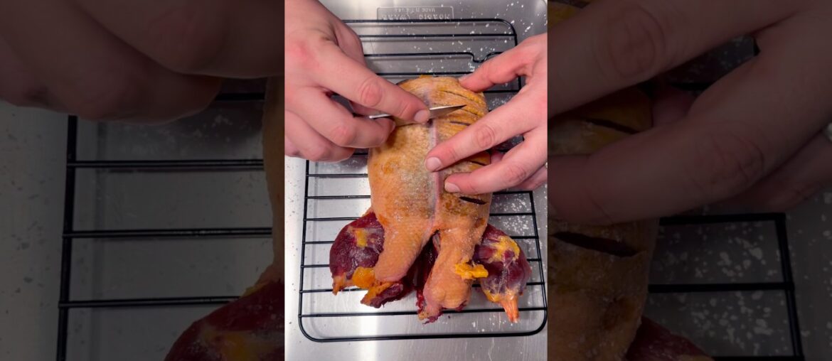 Duck a l’orange recipe 🇫🇷. A French recipe that brought warms anybody during a winter storm! ❄️