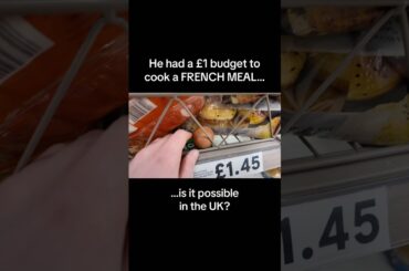 £1 Budget CHALLENGE…He thought TORTILLAS were FRENCH! #food #cooking #budget #challenge #funny