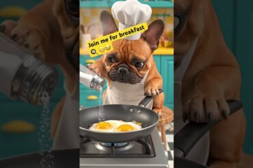 Tank the chef 👩🏻‍🍳 #frenchie