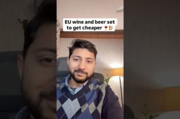 Fine wine and olive oil prices slashed! | EU-India FTA Part 2 | #shorts #india #eu #trade #deal