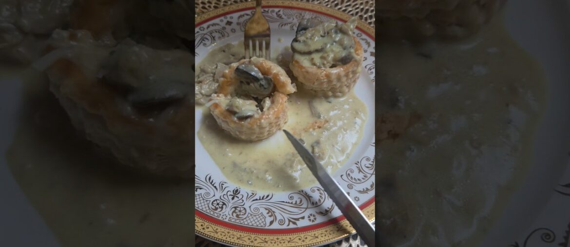 The best VOL AU VENT recipe ever! Best french recipes #shorts