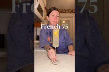 French 75 #french75 #gincocktails #cocktailsathome #cocktailrecipe #classiccocktails