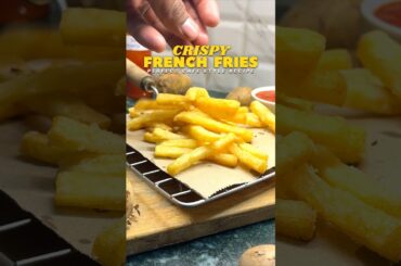 🍟😍 Cafe style crispy French fries recipe 😍 #frenchfries #fries #cafestyle #homemade #ytshorts