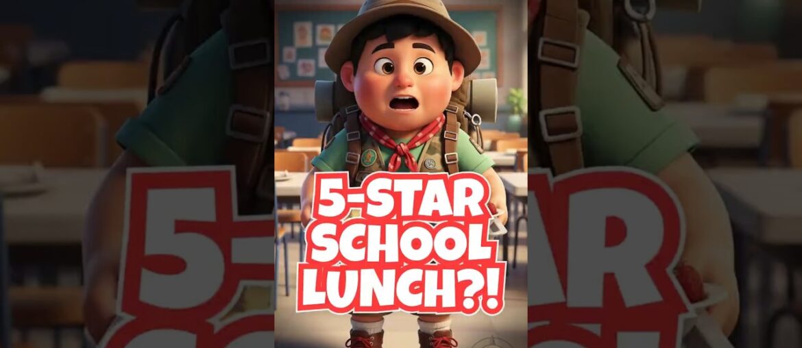 The 3-Course Meal You Get at School! 🍷🧀 #France #ai #education