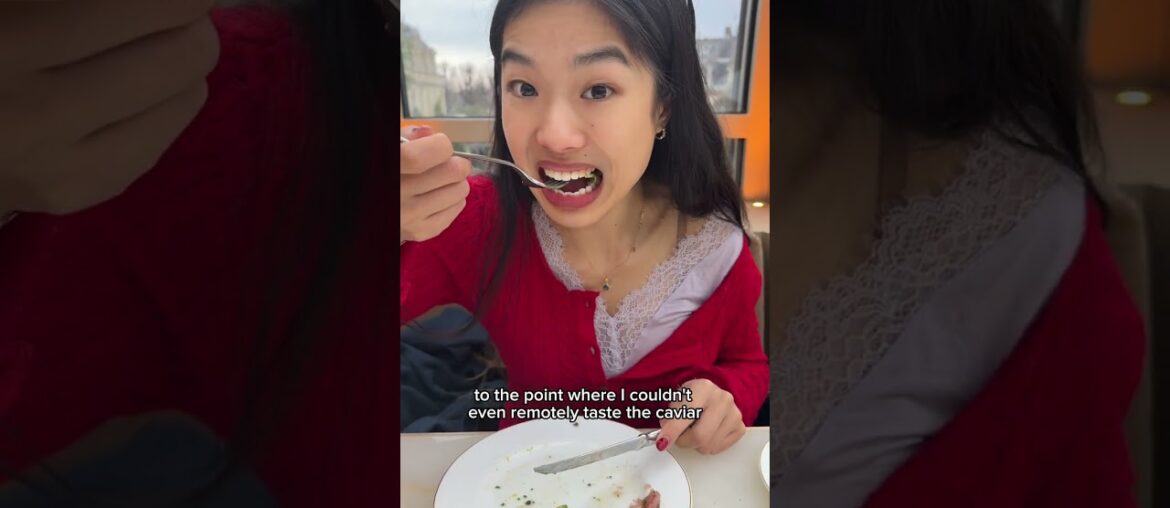 $175 Caviar Tasting in Paris 🫣