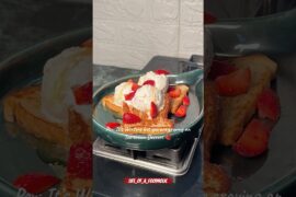 Craving for a Dessert, Try this “ICE-CREAM FRENCH TOAST” recipe♥️ #food #reels #shorts #short