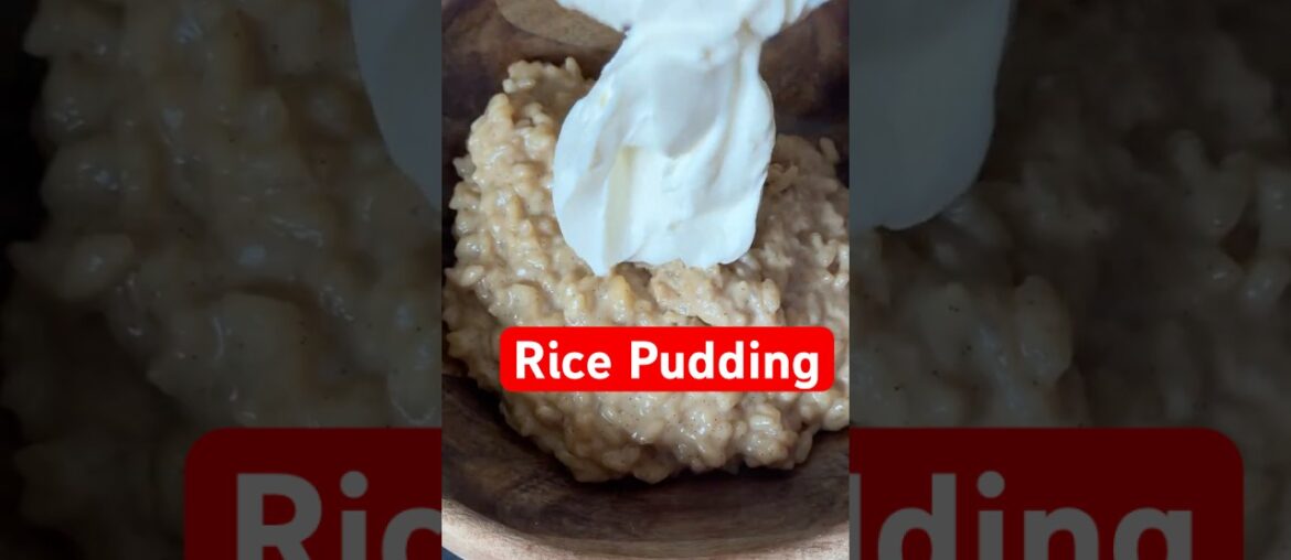 Try This Recipe : French Rice Pudding