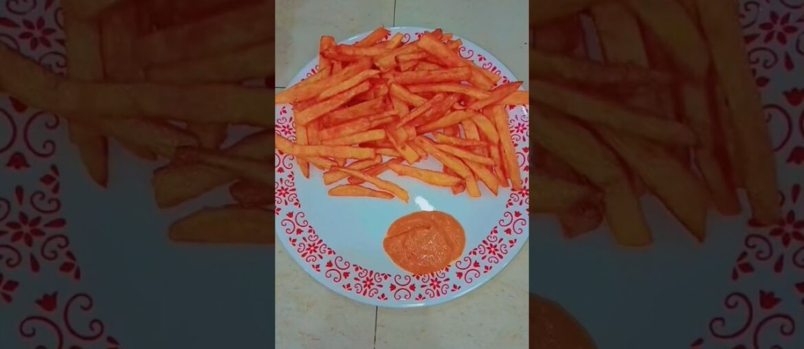 French Fries at Home 🏠#shorts #viral #frenchFries #recipe #potato