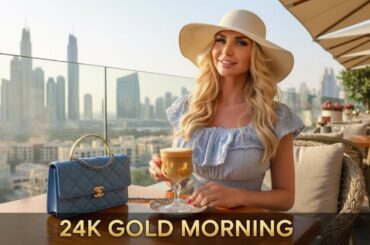 Luxury Morning in Dubai | 24K Gold Café, Sky Lounge & Michelin-Level Cuisine!