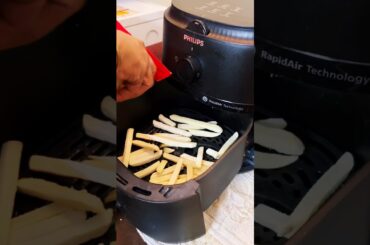 Frozen French Fries in Air Frier #shorts