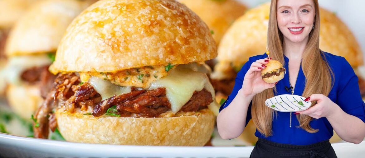 The Most Delicious Roast Beef Sliders! | Easy Appetizer! The Most Delicious Roast Beef Sliders! | Easy Appetizer!