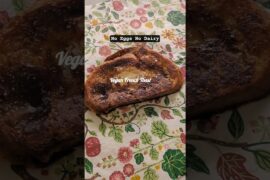 French Toast vegan | dairy-free | no eggs #breakfast #foodie #ytshort recipe by @Minimalistbaker