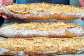 I don't buy bread anymore! The new easy French baguettes recipe