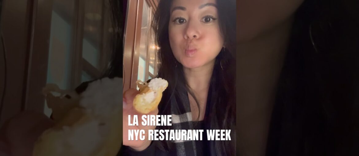🇫🇷 NYC Restaurant Week at La Sirene! French Cuisine in Soho #restaurant #restaurantreview