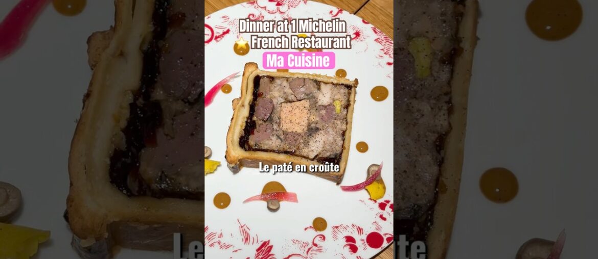 🇫🇷AUTHENTIC FRENCH FOOD AT 1-⭐️ MICHELIN MA CUISINE SINGAPORE #finedining #sgfoodie #singaporefood